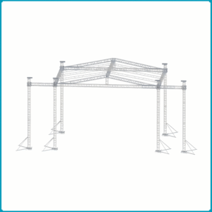 Gable-roofed With cross beams Single-row framewor Mount speakers